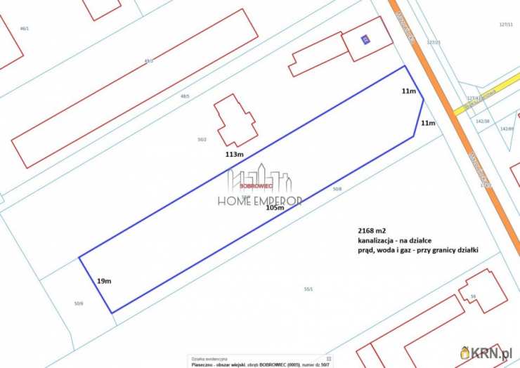 Działki  na sprzedaż, , Bobrowiec, ul. Mazowiecka