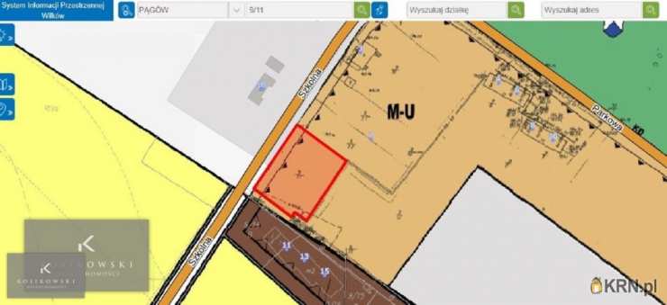 , Pągów, ul. , Działki  na sprzedaż