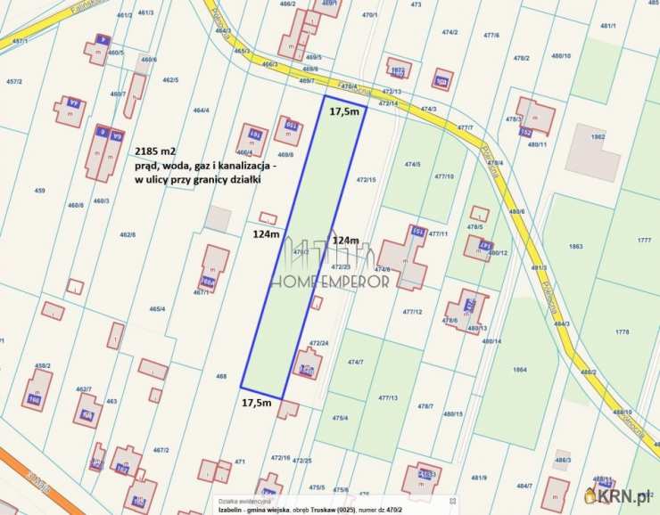 Działki  na sprzedaż, , Truskaw, ul. Północna