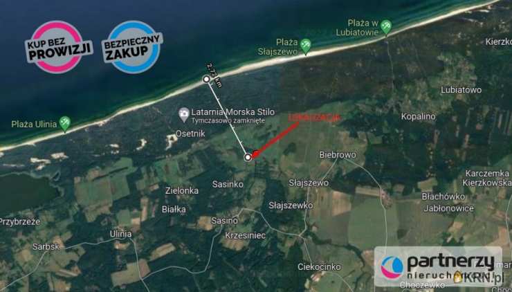 Działki  na sprzedaż, , Sasino, ul. 