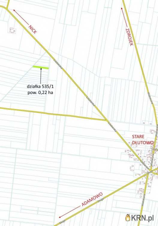 Działki  na sprzedaż, Stare Dłutowo, ul. , 