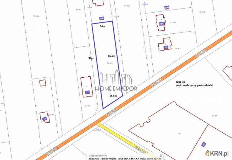 Działki  na sprzedaż, Wola Ducka, ul. Działkowa, 