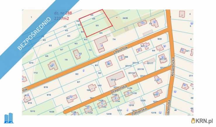 Działki  na sprzedaż, , Kady, ul. Legionów