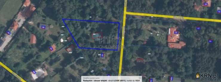 Łosie, ul. Dzięcioła, , Działki  na sprzedaż