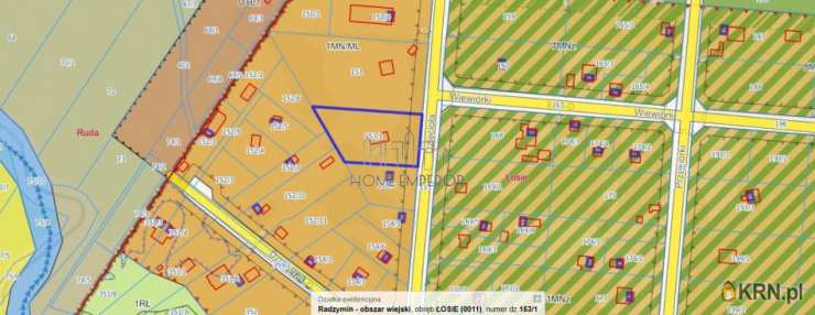 Działki  na sprzedaż, Łosie, ul. Dzięcioła, 
