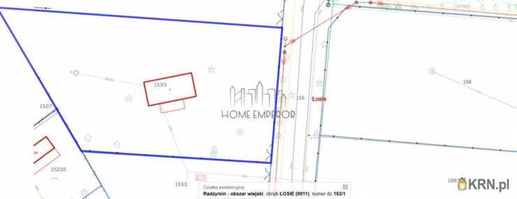 Łosie, ul. Dzięcioła, Działki  na sprzedaż, 