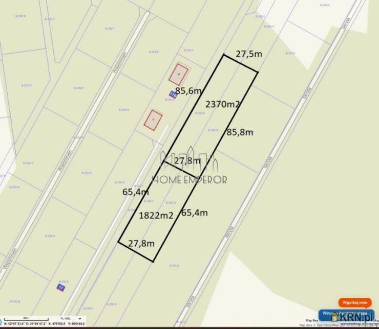 Działki  na sprzedaż, , Glinianka, ul. Szkolna