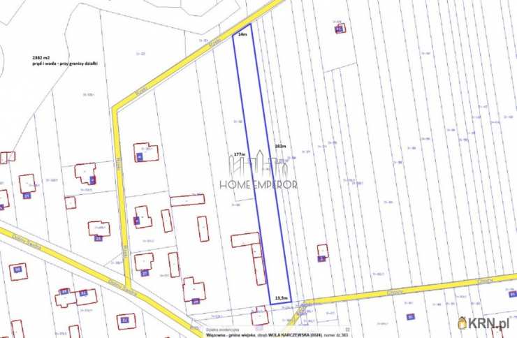 Działki  na sprzedaż, Wola Karczewska, ul. Rzeki, 