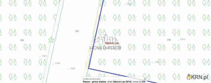 Sękocin Las, ul. Palisandrowa, , Działki  na sprzedaż