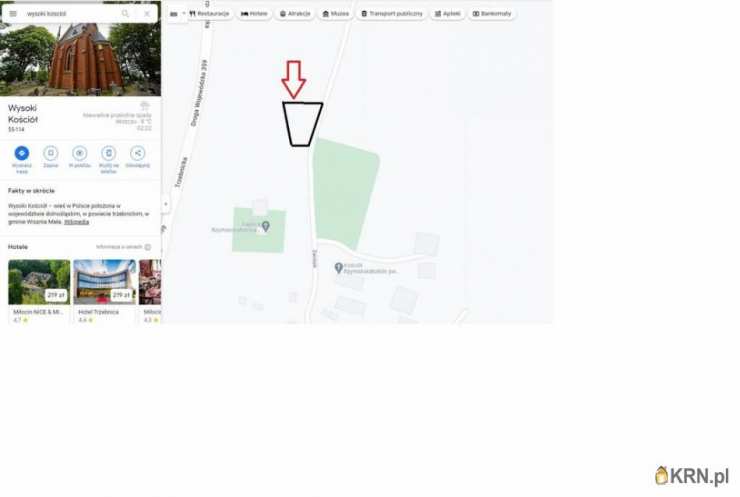 Działki  na sprzedaż, , Wysoki Kościół, ul. 