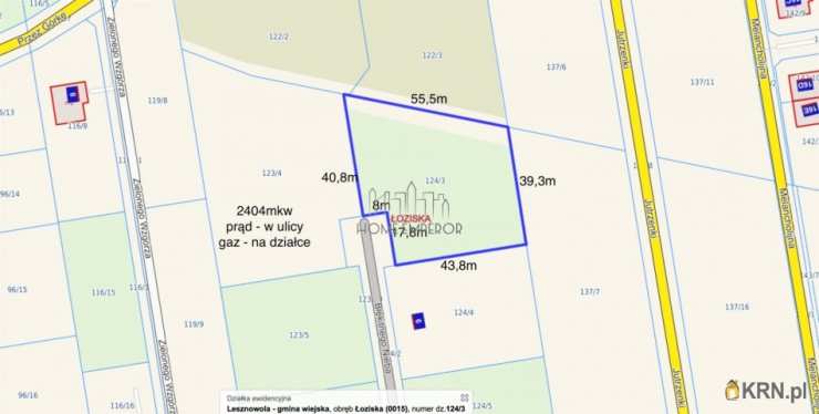 Łoziska, ul. , , Działki  na sprzedaż