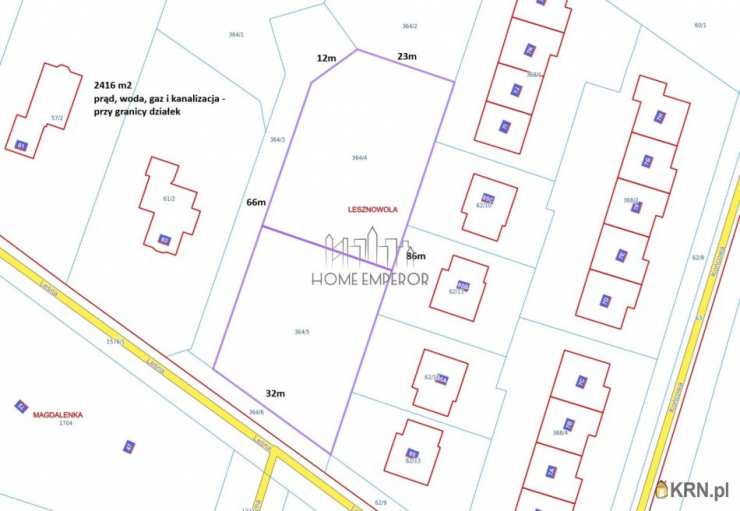 Działki  na sprzedaż, , Magdalenka, ul. Leśna