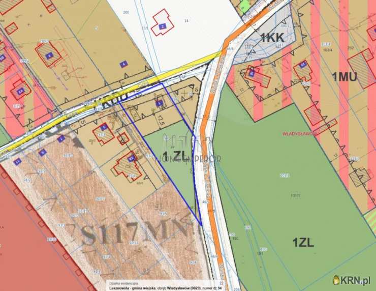 Działki  na sprzedaż, Władysławów, ul. Cicha, 