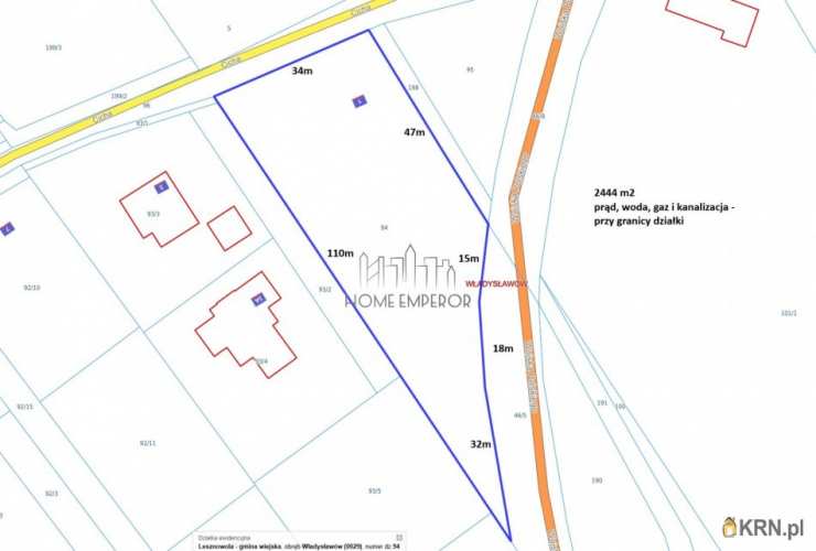 Działki  na sprzedaż, , Władysławów, ul. Cicha