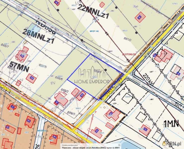 Działki  na sprzedaż, Złotokłos, ul. Topolowa, 