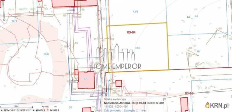 Działki  na sprzedaż, , Konstancin-Jeziorna, Skolimów-Konstancin, ul. F. Chopina