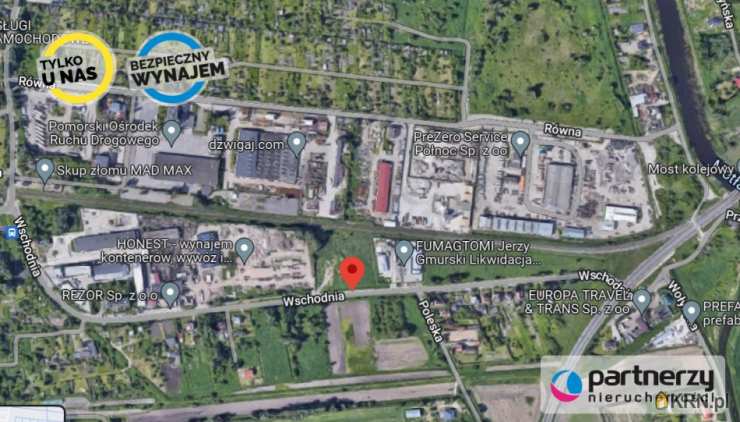 Działki  do wynajęcia, , Gdańsk, Orunia-Św. Wojciech-Lipce/Orunia, ul. Wschodnia