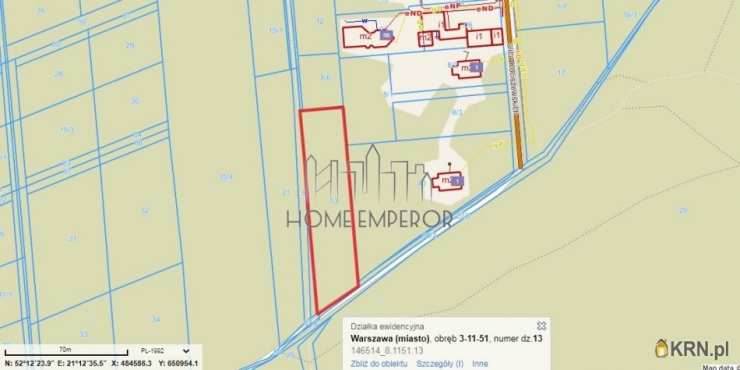 , Warszawa, Wawer/Międzylesie, ul. Kociszewskich, Działki  na sprzedaż