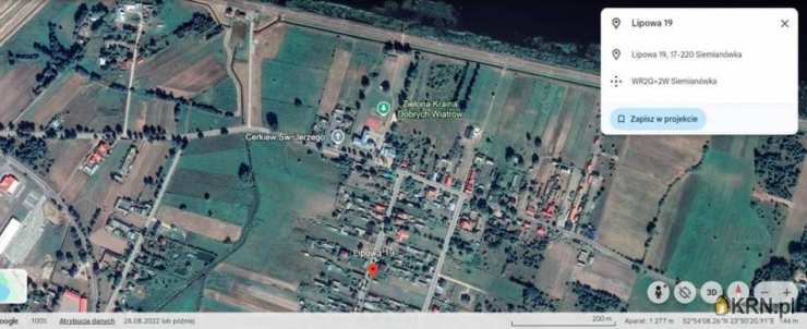 Działki  na sprzedaż, Siemianówka, ul. , 