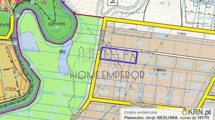 Działki  na sprzedaż, Siedliska, ul. Fińska, 