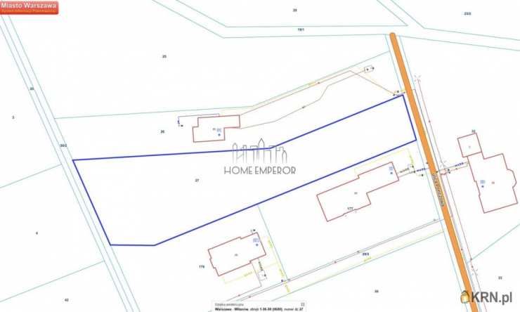Warszawa, Wilanów/Powsin, ul. Ponczowa, Działki  na sprzedaż, 