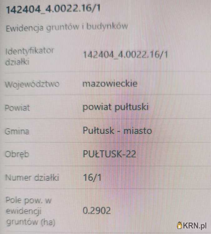 Działki  na sprzedaż, , Pułtusk, ul. 