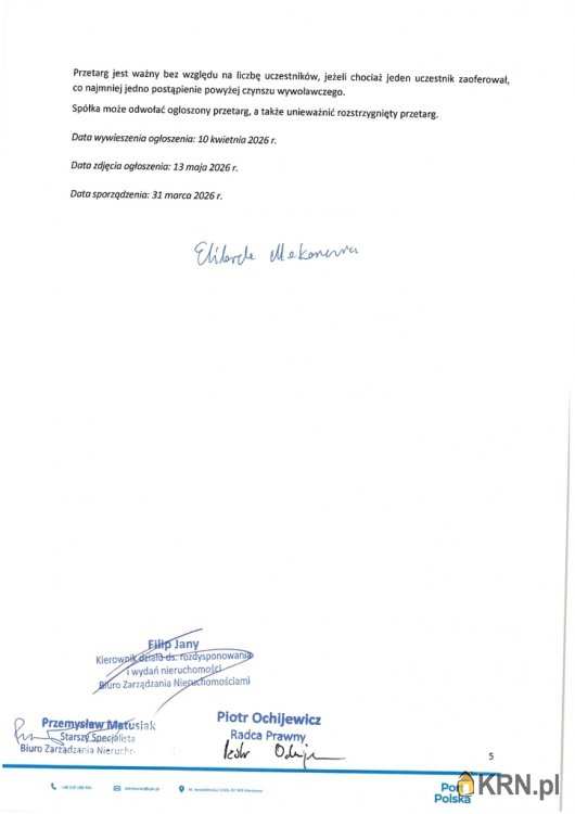 , Puszcza Mariańska, ul. , Działki  do wynajęcia