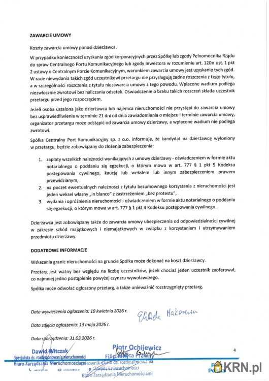 Marianek, ul. , , Działki  do wynajęcia