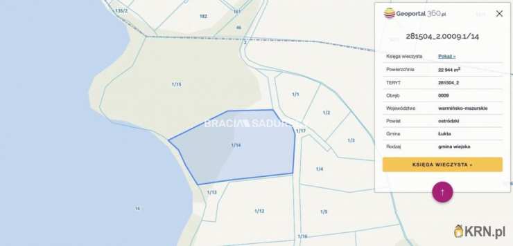 Działki  na sprzedaż, , Łukta, ul. 