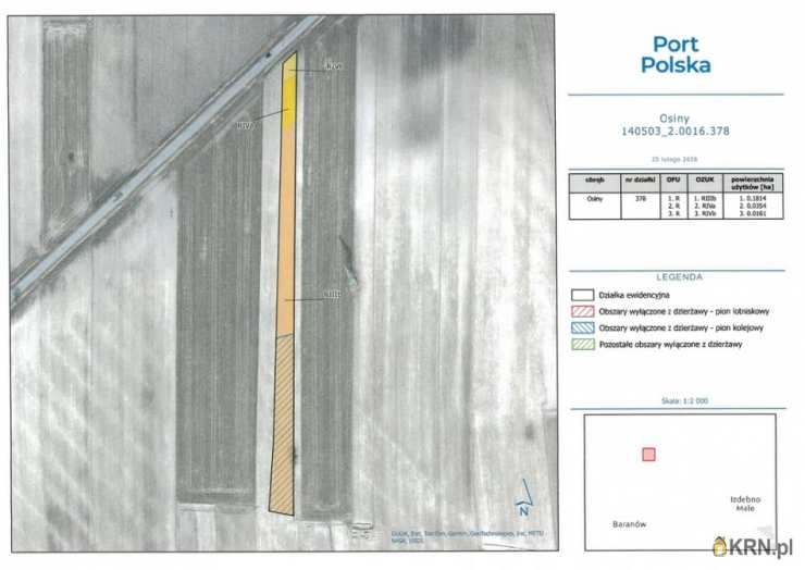 Baranów, ul. , , Działki  do wynajęcia