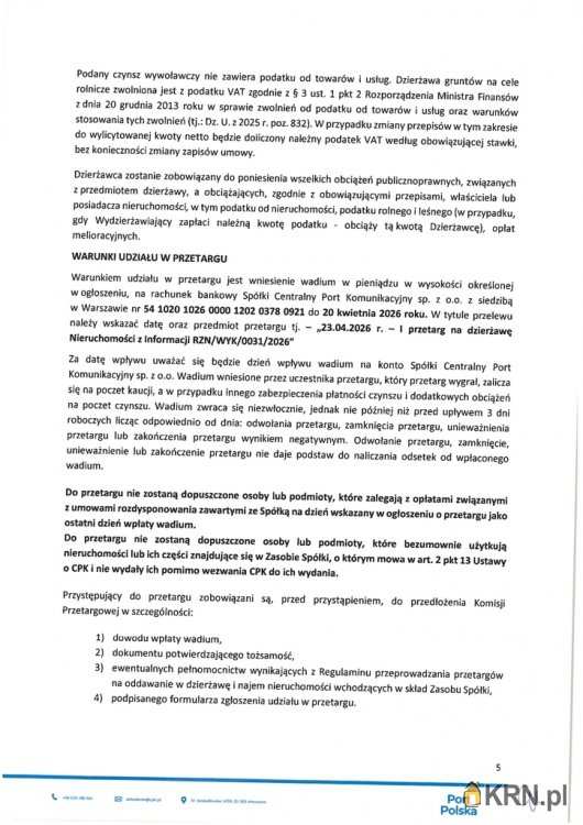 , Baranów, ul. , Działki  do wynajęcia