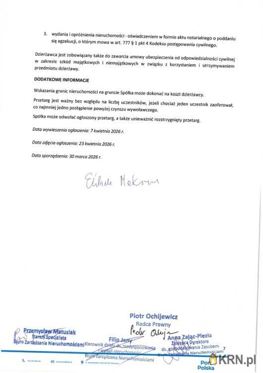 , Działki  do wynajęcia, Baranów, ul. 