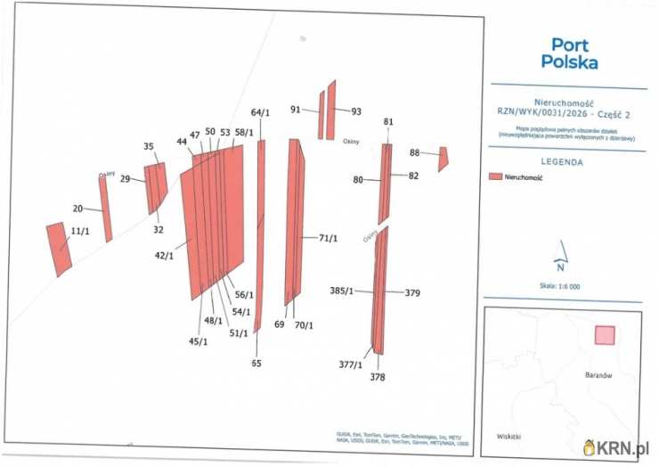 Działki  do wynajęcia, , Baranów, ul. 