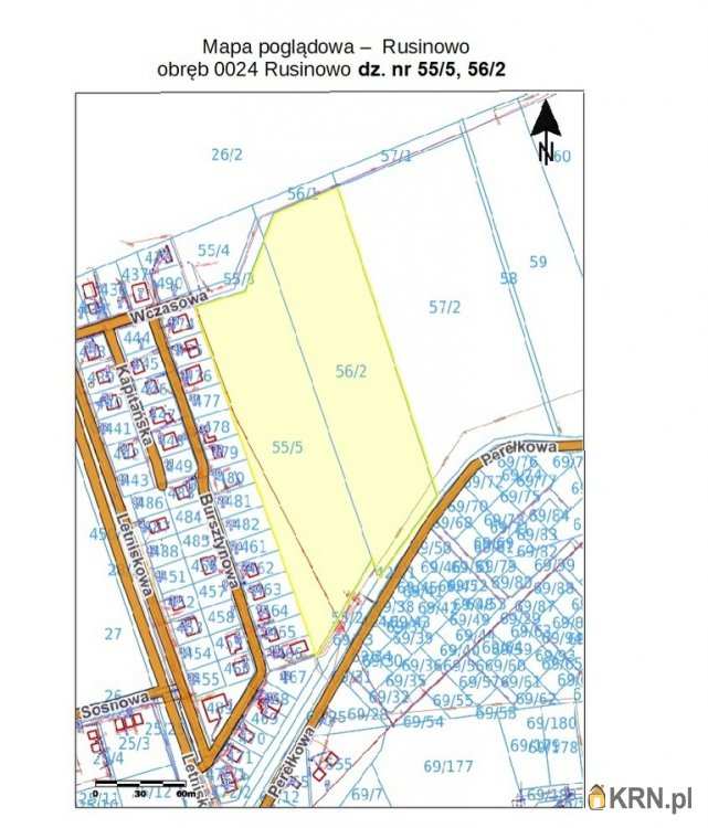 Działki  na sprzedaż, Rusinowo, ul. , 