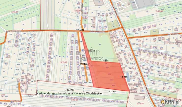 Działki  na sprzedaż, Warszawa, Wawer, ul. Chodzieska, 