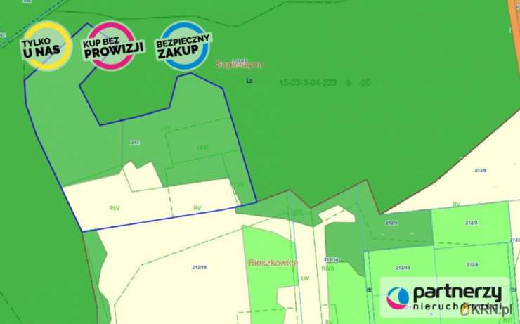 Bieszkowice, ul. , , Działki  na sprzedaż