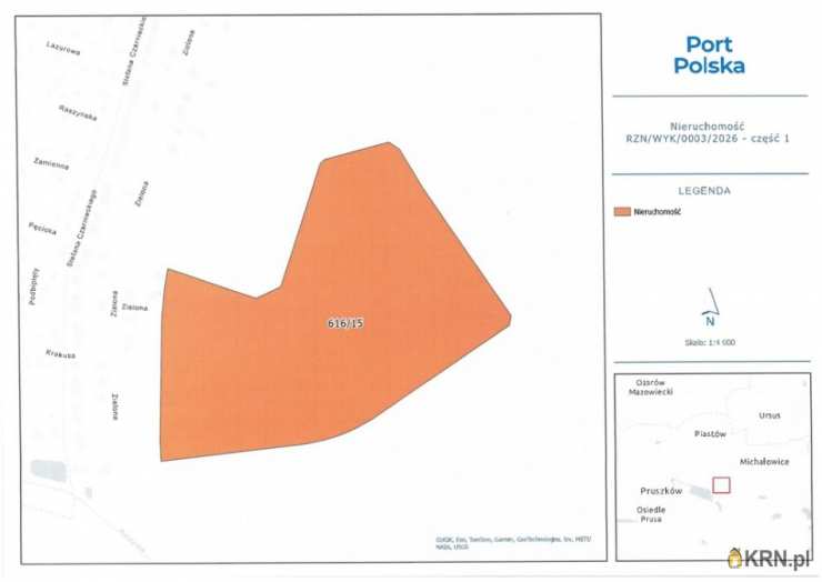 Działki  do wynajęcia, Reguły, ul. , 