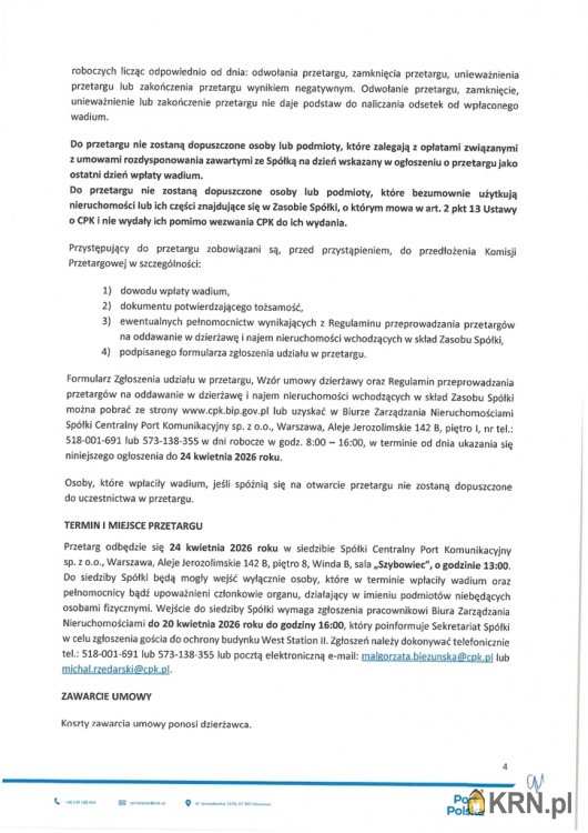 Teresin, ul. , , Działki  do wynajęcia