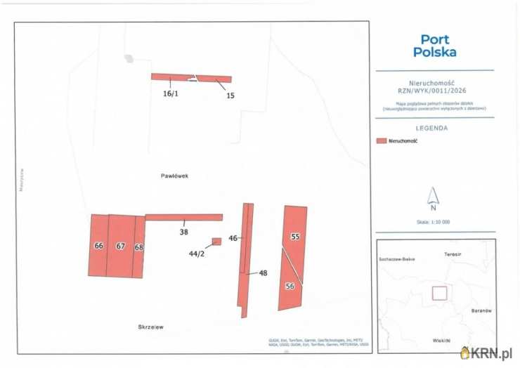, Działki  do wynajęcia, Teresin, ul. 