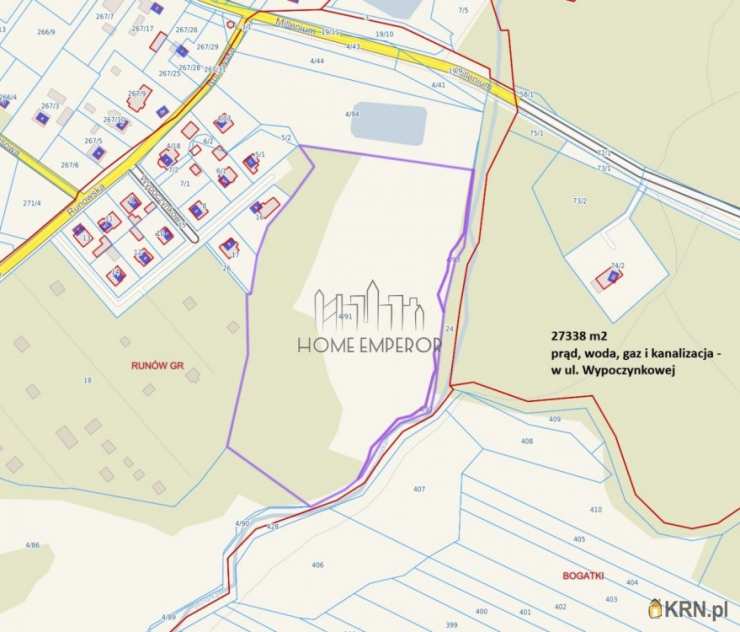 Działki  na sprzedaż, , Runów, ul. Wypoczynkowa