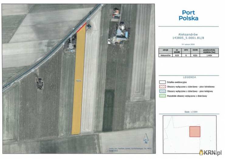 Wiskitki, ul. , , Działki  do wynajęcia