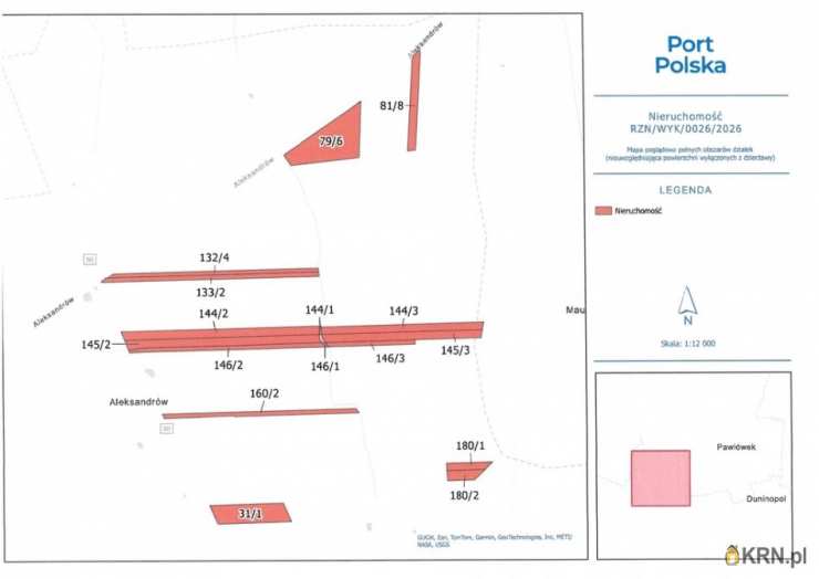 , Działki  do wynajęcia, Wiskitki, ul. 