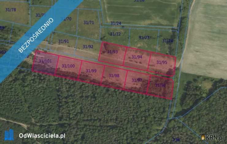 Działki  na sprzedaż, Grabowno Wielkie, ul. , 