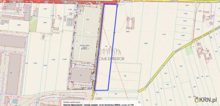 Duchnice, ul. Boczna, Działki  na sprzedaż, 