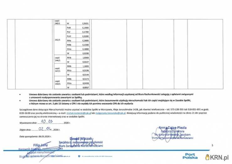, Baranów, ul. , Działki  do wynajęcia
