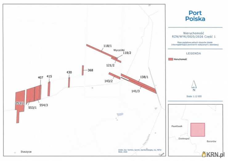 , Działki  do wynajęcia, Baranów, ul. 