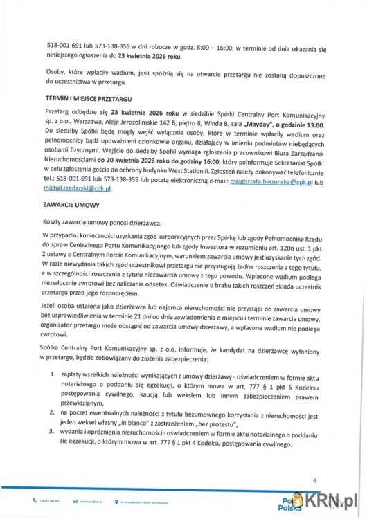 , Działki  do wynajęcia, Baranów, ul. 