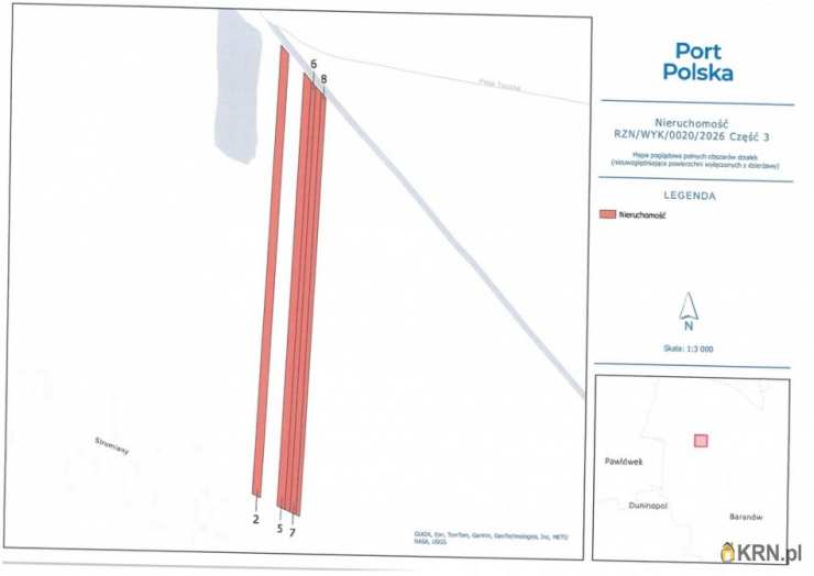 Baranów, ul. , Działki  do wynajęcia, 