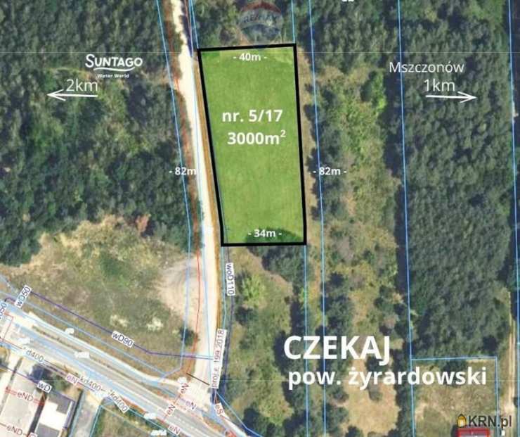 Działki  na sprzedaż, , Czekaj, ul. 