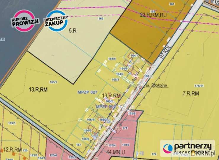 Gniewino, ul. Spokojna, Działki  na sprzedaż, 